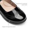 image:imageDREAM PAIRS Girls School Uniform Shoes Mary Jane FlatsAll Black