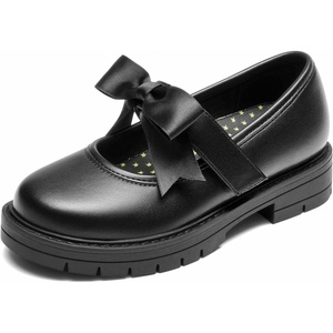 image:imageDREAM PAIRS Girls School Shoes Uniform Mary Jane Dress Platform Chunky Oxford Pumps with Bow for Toddler Little Big KidClassic Black