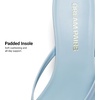image:imageDREAM PAIRS Kitten Heels for Women Flip Flop Low Heels Square Open Toe Sandals Thong 197 Inch Heeled Sandals for Summer VacationLight Blue