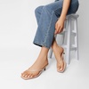 image:imageDREAM PAIRS Kitten Heels for Women Flip Flop Low Heels Square Open Toe Sandals Thong 197 Inch Heeled Sandals for Summer VacationNude