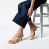 image:imageDREAM PAIRS Kitten Heels for Women Flip Flop Low Heels Square Open Toe Sandals Thong 197 Inch Heeled Sandals for Summer VacationYellow