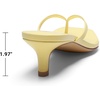 image:imageDREAM PAIRS Kitten Heels for Women Flip Flop Low Heels Square Open Toe Sandals Thong 197 Inch Heeled Sandals for Summer VacationYellow