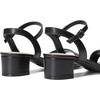 image:imageDREAM PAIRS Womens Open Toe Block Low Heel Dress Sandals  Stable low heel with an adjustable ankle strap for a secure fit ideal for weddings parties work and dressy occasionsBlackpu1
