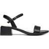 image:imageDREAM PAIRS Womens Open Toe Block Low Heel Dress Sandals  Stable low heel with an adjustable ankle strap for a secure fit ideal for weddings parties work and dressy occasionsBlackpu