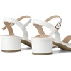 image:imageDREAM PAIRS Womens Open Toe Block Low Heel Dress Sandals  Stable low heel with an adjustable ankle strap for a secure fit ideal for weddings parties work and dressy occasionsWhitepu1