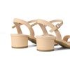 image:imageDREAM PAIRS Womens Open Toe Block Low Heel Dress Sandals  Stable low heel with an adjustable ankle strap for a secure fit ideal for weddings parties work and dressy occasionsNudenubuck1