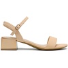 image:imageDREAM PAIRS Womens Open Toe Block Low Heel Dress Sandals  Stable low heel with an adjustable ankle strap for a secure fit ideal for weddings parties work and dressy occasionsNudenubuck