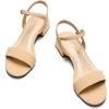 image:imageDREAM PAIRS Womens Open Toe Block Low Heel Dress Sandals  Stable low heel with an adjustable ankle strap for a secure fit ideal for weddings parties work and dressy occasionsNudenubuck