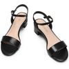 image:imageDREAM PAIRS Womens Open Toe Block Low Heel Dress Sandals  Stable low heel with an adjustable ankle strap for a secure fit ideal for weddings parties work and dressy occasionsBlackpu1