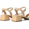 image:imageDREAM PAIRS Womens Open Toe Block Low Heel Dress Sandals  Stable low heel with an adjustable ankle strap for a secure fit ideal for weddings parties work and dressy occasionsNudenubuck