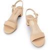 image:imageDREAM PAIRS Womens Open Toe Block Low Heel Dress Sandals  Stable low heel with an adjustable ankle strap for a secure fit ideal for weddings parties work and dressy occasionsNudenubuck1