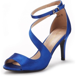 image:imageDREAM PAIRS Womens NILE Strappy Stiletto Heels Open Toe Ankle Strap Dress SandalsRoyalBlue