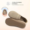 image:imageDREAM PAIRS Loafers for Women Comfortable Knit Wide Toe Barefoot Flats Arch Support Loafer Shoes for Dressy Casual Work Business Office WalkNude