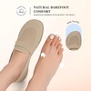 image:imageDREAM PAIRS Loafers for Women Comfortable Knit Wide Toe Barefoot Flats Arch Support Loafer Shoes for Dressy Casual Work Business Office WalkNude