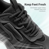 image:imageDREAM PAIRS Kids Girls Sneakers Jelly Sole Lace up Shoes Lightweight Walking Shoes for Girls BoysAll Black