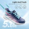 image:imageDREAM PAIRS Kids Sneakers Running  LightweightNonslip sole Breathable upper Lace UpBoys Girls athletic footwearDuraplay tennisDark BluePink