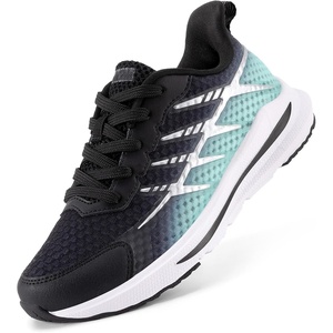 image:imageDREAM PAIRS Kids Sneakers Running  LightweightNonslip sole Breathable upper Lace UpBoys Girls athletic footwearDuraplay tennisBlackLight Green
