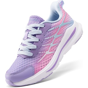 image:imageDREAM PAIRS Kids Sneakers Running  LightweightNonslip sole Breathable upper Lace UpBoys Girls athletic footwearDuraplay tennisPurpleBlue