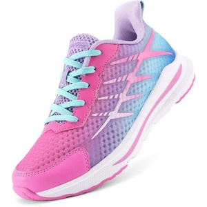 image:imageDREAM PAIRS Kids Sneakers Running  LightweightNonslip sole Breathable upper Lace UpBoys Girls athletic footwearDuraplay tennisPurplePink