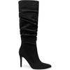 image:imageDREAM PAIRS Knee High Boots for Women Pointed Toe Stiletto High Heel Slouchy Suede with Side Zipper Tall Fashion BootsBlacksuede