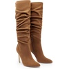 image:imageDREAM PAIRS Knee High Boots for Women Pointed Toe Stiletto High Heel Slouchy Suede with Side Zipper Tall Fashion BootsBrownsuede
