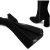 image:imageDREAM PAIRS Knee High Boots for Women Square Toe Gogo Chunky Heel Tall Boot Fashion Side Zipper Long BootAll Black