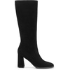 image:imageDREAM PAIRS Knee High Boots for Women Square Toe Gogo Chunky Heel Tall Boot Fashion Side Zipper Long BootAll Black