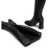 image:imageDREAM PAIRS Knee High Boots for Women Square Toe Gogo Chunky Heel Tall Boot Fashion Side Zipper Long BootBlackpu