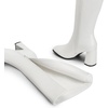 image:imageDREAM PAIRS Knee High Boots for Women Square Toe Gogo Chunky Heel Tall Boot Fashion Side Zipper Long BootWhitepu