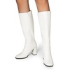 image:imageDREAM PAIRS Knee High Boots for Women Square Toe Gogo Chunky Heel Tall Boot Fashion Side Zipper Long BootWhitepu