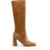 image:imageDREAM PAIRS Knee High Boots for Women Square Toe Gogo Chunky Heel Tall Boot Fashion Side Zipper Long BootYellow