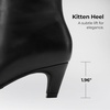 image:imageDREAM PAIRS Women Knee High Boots 2 Inch Kitten Heel Fashion Square Toe Long BootsBlack