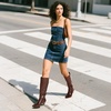 image:imageDREAM PAIRS Women Knee High Boots 2 Inch Kitten Heel Fashion Square Toe Long BootsBrown