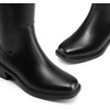 image:imageDREAM PAIRS Womens Knee High Boots  Square Toe Low Block Heel Casual Comfort Riding Long Boots with Side ZipperBlack