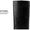 image:imageDREAM PAIRS Womens Knee High Boots Pullon Tall Shaft with Western Stitching Vintage Style Comfortable Square Toe Boots for WomenBlack