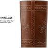 image:imageDREAM PAIRS Womens Knee High Boots Pullon Tall Shaft with Western Stitching Vintage Style Comfortable Square Toe Boots for WomenBrown