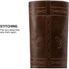 image:imageDREAM PAIRS Womens Knee High Boots Pullon Tall Shaft with Western Stitching Vintage Style Comfortable Square Toe Boots for WomenDark Brown
