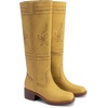 image:imageDREAM PAIRS Womens Knee High Boots Pullon Tall Shaft with Western Stitching Vintage Style Comfortable Square Toe Boots for WomenYellow