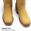 image:imageDREAM PAIRS Womens Knee High Boots Pullon Tall Shaft with Western Stitching Vintage Style Comfortable Square Toe Boots for WomenYellow