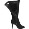 image:imageDREAM PAIRS Womens Knee High Platform Heel BootsBlackNubuck
