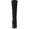 image:imageDREAM PAIRS Womens Knee High Platform Heel BootsBlackNubuck
