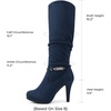 image:imageDREAM PAIRS Womens Knee High Platform Heel BootsNavyn