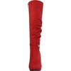 image:imageDREAM PAIRS Womens Knee High Platform Heel BootsRedm