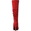 image:imageDREAM PAIRS Womens Knee High Platform Heel BootsRedm