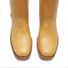 image:imageDREAM PAIRS Womens Modern Knee High Boots with Vintage Western Stitching Comfortable and Versatile Tall BootsAll Yellow