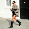 image:imageDREAM PAIRS Womens Modern Knee High Boots with Vintage Western Stitching Comfortable and Versatile Tall BootsBlack
