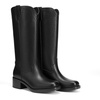 image:imageDREAM PAIRS Womens Modern Knee High Boots with Vintage Western Stitching Comfortable and Versatile Tall BootsBlack