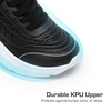 image:imageDREAM PAIRS Kids Sneakers Running  LightweightBreathableComfortable Non SlipHookandLoopWalking Gym School Daily PlayColorburstBlack