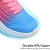 image:imageDREAM PAIRS Kids Sneakers Running  LightweightBreathableComfortable Non SlipHookandLoopWalking Gym School Daily PlayColorburstBlueHot PinkGreen
