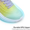 image:imageDREAM PAIRS Kids Sneakers Running  LightweightBreathableComfortable Non SlipHookandLoopWalking Gym School Daily PlayColorburstGreenYellowPurple